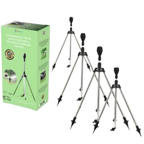 Irrigador Inteligente 360 graus com tripé ajustável - 4 Unidades